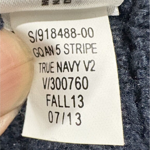 RARE Aviator Nation x Gap Womens Stripe Navy Pullover Crew Sweater Sz XS Stain - Picture 10 of 10